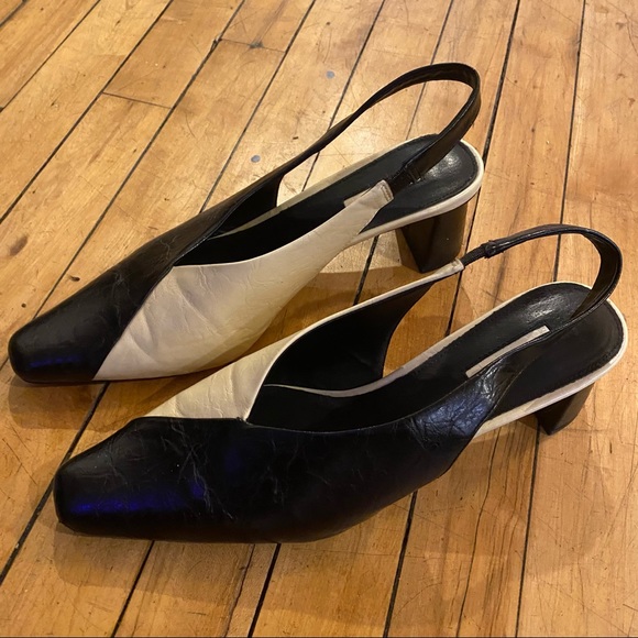 Topshop 2-tone pleather heels - Picture 4 of 7